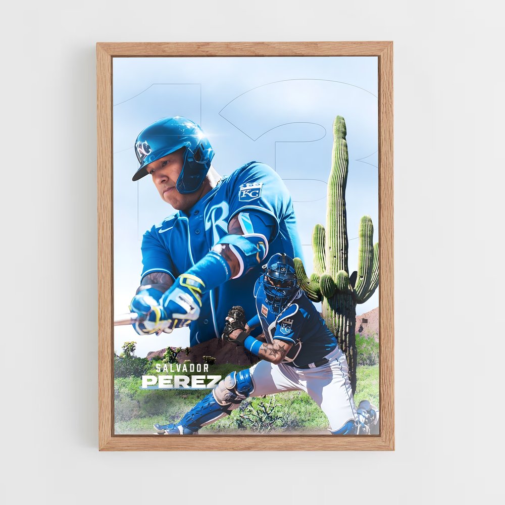 Poster Salvador swing – affiche Baseball (vue 4)